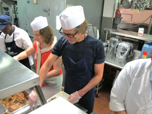 Kevin Bacon Serving at Encore